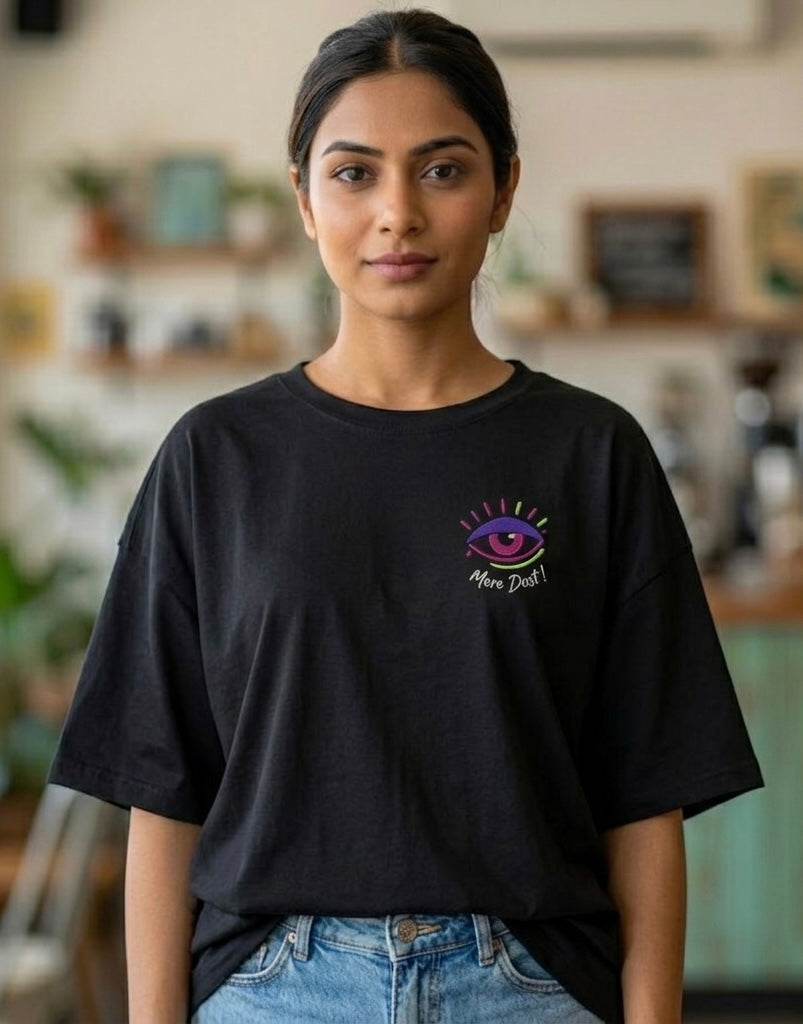 "Picture Abhi Baki Hai" Pop Art Oversized Graphic T-Shirt